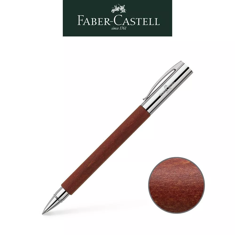 免費客製化刻字【Faber-Castell】Ambition成吉思汗梨木鋼珠筆/木質筆桿/溫潤厚實/送禮首選 台灣輝柏✿50B004